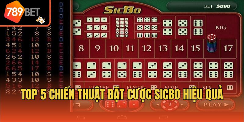 Chiến Thuật Đặt Cược Sicbo - Tổng Hợp 5 Mẹo Hiệu Quả Nhất 2 Top 5 chiến thuật đặt cược Sicbo hiệu quả