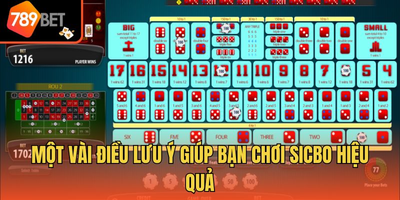 Mẹo Chơi Sicbo Luôn Thắng Tổng Hợp Từ Chuyên Gia Hàng Đầu 4 Một vài điều lưu ý giúp bạn chơi Sicbo hiệu quả