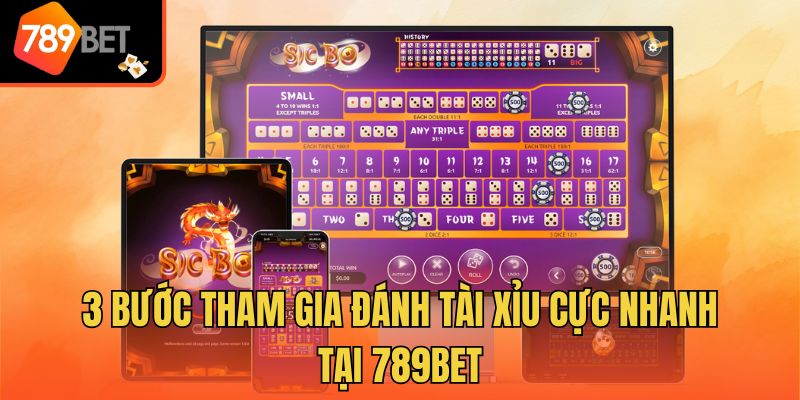 Sicbo Là Gì? Khám Phá Cách Chơi Siêu Dễ Cùng 789bet 4 3 bước tham gia đánh tài xỉu cực nhanh tại 789bet